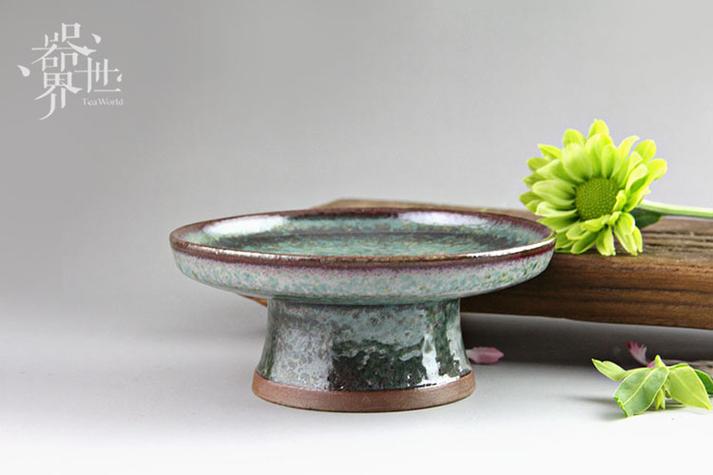 【器世界】精品钧瓷茶具#靳林琳钧瓷茶具#作品 茶托 杯托 壶承 收藏品